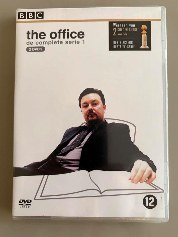 Dvd The office compleet seizoen 1 (nieuw) BBC, Cd's en Dvd's, Dvd's | Cabaret en Sketches, Zo goed als nieuw, Tv-programma of Sketches