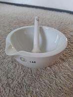 Antieke Porseleinen Vijzel met Stamper, Antiek en Kunst, Ophalen of Verzenden