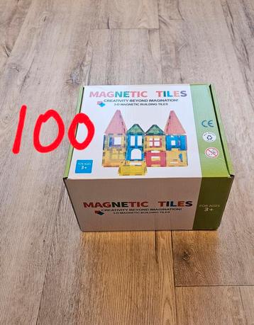 Magnetic Tiles | 100 delig | Nieuw beschikbaar voor biedingen