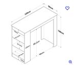 Bartaffel + krukken, Huis en Inrichting, Tafels | Statafels, Ophalen of Verzenden, Zo goed als nieuw