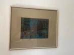 Schilderij ‘Bespiegeling’ JS Nolst Trenité (1983) incl lijst, Ophalen