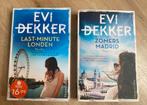 2 x Evi Dekker - Last-minute Londen, Zomers Madrid, Gelezen, Evi Dekker, Ophalen of Verzenden, Nederland