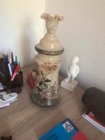 Vintage Kandelaar met Bloemmotief, Ophalen, Overige materialen, Gebruikt, 25 tot 50 cm