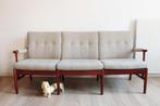 Houten Scandinavische design bank, Farstrup. Retro sofa, Ophalen, Gebruikt, Minder dan 75 cm, 150 tot 200 cm
