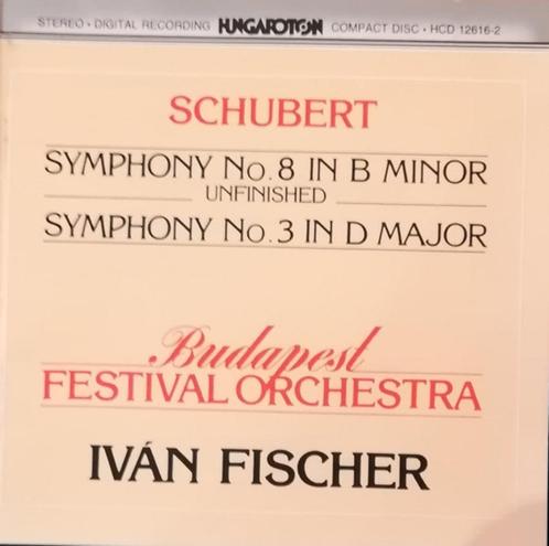 SCHUBERT Symphony no. 8 & 3 CD FISCHER HUNGAROTON, Cd's en Dvd's, Cd's | Klassiek, Gebruikt, Orkest of Ballet, Romantiek, Ophalen of Verzenden