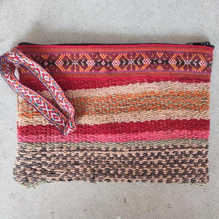 etui, clutch, tasje, kleurrijk, handgemaakt, Sieraden, Tassen en Uiterlijk, Portemonnees, Nieuw, Ophalen of Verzenden