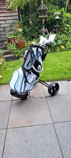 Fraaie LINKSHANDIGE WILSON PRO STAFF dames set met trolley., Ophalen, Zo goed als nieuw, Set, Overige merken