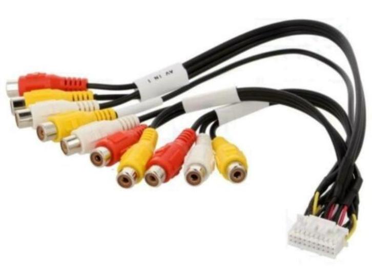 Kenwood rca stekker voor DNX serie AV/AV-IN/CAMERA, Auto diversen, Autoradio's, Nieuw, Ophalen of Verzenden