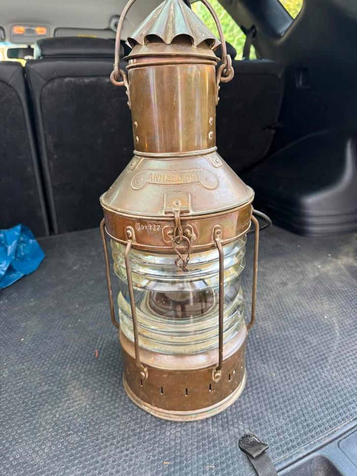 Antiek Ankerlicht Scheepslantaarn, Antiek en Kunst, Antiek | Lampen, Ophalen of Verzenden