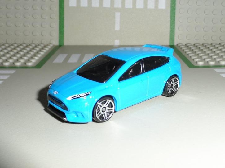 Hot Wheels - Ford Focus RS (blauw) 1:64, Hobby en Vrije tijd, Modelauto's | Overige schalen, Nieuw, Auto, Ophalen of Verzenden