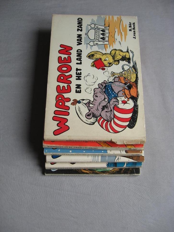 Toonder Studio's: 6x oblong paperback Wipperoen Bär &v Reek, Boeken, Stripboeken, Gelezen, Meerdere stripboeken, Ophalen of Verzenden