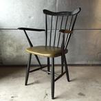 OPRUIMING Vintage Deens design spijlenstoel jaren 50 60, Tapiovaara, Scandinavisch design, Gebruikt, Zwart