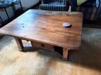 Antieke Kluistafel / Salontafel met Geheim Vak, Ophalen