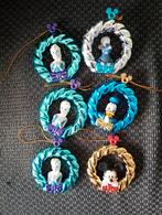 Disney Kerstkransjes AH - Elsa, Donald, Mickey, Remy, Ophalen of Verzenden, Zo goed als nieuw, Beeldje of Figuurtje