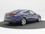 Audi A5 Sportback 35 TFSi 150 Pk Automaat S-line | Adapative, Auto's, Gebruikt, 4 cilinders, Blauw, Leder en Stof