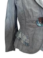 Anne Fontaine blazer M, Kleding | Dames, Maat 38/40 (M), Blauw, Ophalen of Verzenden, Zo goed als nieuw