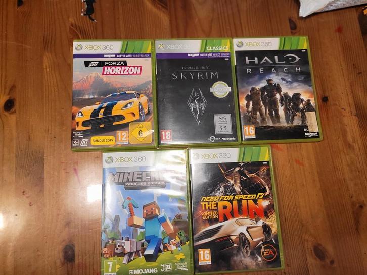 Xbox 360 Games - Forza, Skyrim, Halo, Minecraft, NFS, Spelcomputers en Games, Games | Nintendo Game Boy, Gebruikt, Overige genres