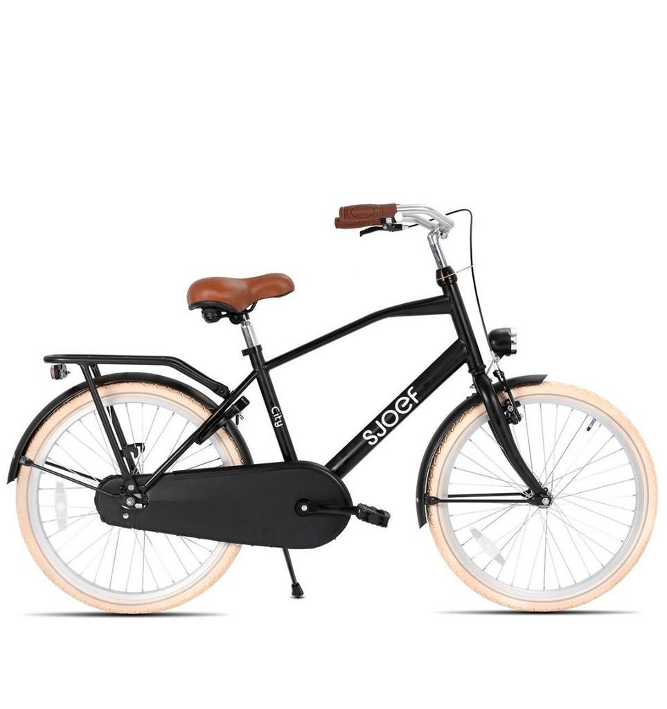 Nieuwe SJOEF City 24 inch fiets - Mat Zwart. Nooit gebruikt!, Fietsen en Brommers, Fietsen | Heren | Herenfietsen, Minder dan 49 cm