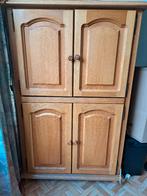 blank eiken computerkast of PlayStation kast  1.37 hoog 84, Huis en Inrichting, Kasten | Computermeubels, Ophalen, Gebruikt, 70 tot 120 cm