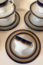 Ontbijtservies Eschenbach Echt Kobalt 10-pers., Ophalen of Verzenden, Zo goed als nieuw, Porselein, Overige stijlen