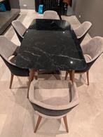 Lazzoni Fly Eettafel met Stoelen, Gebruikt, Ophalen of Verzenden, Tuinset, Eettafel