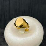 14 karaat gouden zegelring nieuw, Sieraden, Tassen en Uiterlijk, Ringen, Ophalen of Verzenden, Nieuw, Goud