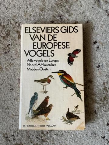 Elsevier gids van allen Europese vogels beschikbaar voor biedingen