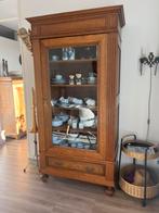 Antieke vitrine kast, 100 tot 150 cm, 200 cm of meer, Ophalen of Verzenden, 50 tot 75 cm