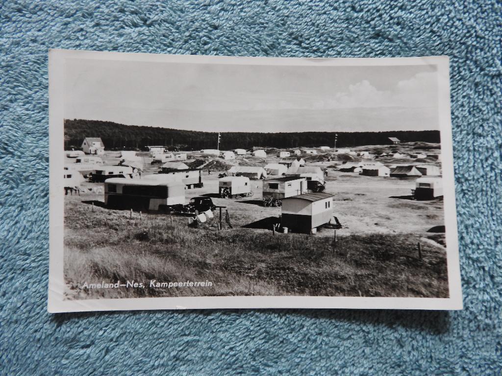 Ameland - Nes, Kampeerterrein, Ophalen of Verzenden, Voor 1920, Gelopen, Waddeneilanden