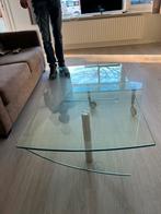 Glazen salontafel 110x65 cm, Huis en Inrichting, Ophalen, 100 tot 150 cm, 50 tot 100 cm, Zo goed als nieuw