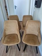 By-Boo draaibare eetkamerstoelen okergeel 4 stuks, Huis en Inrichting, Stoelen, Ophalen, Gebruikt, Overige kleuren, Vier