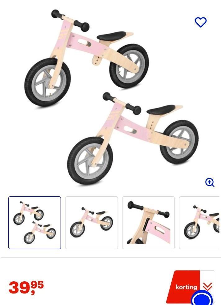 Nieuwe voorraad houten loopfietsen mega korting, Kinderen en Baby's, Speelgoed | Buiten | Voertuigen en Loopfietsen, Nieuw, Loopfiets