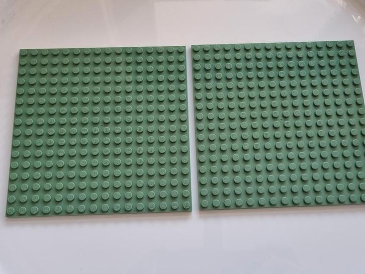 2 nieuwe sand green lego platen 16x16, Kinderen en Baby's, Speelgoed | Duplo en Lego, Nieuw, Lego, Losse stenen, Ophalen of Verzenden