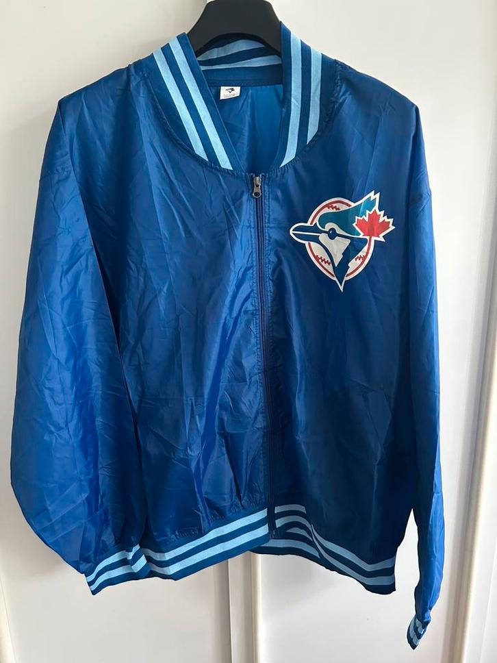 Baseball honkbal jas jacket Toronto Blue Jays Canada XL MLB, Sport en Fitness, Honkbal en Softbal, Zo goed als nieuw, Kleding