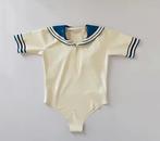 Mooie latex matrozen body met rits, tm 3XL, Kleding | Dames, Verzenden, Body of Korset