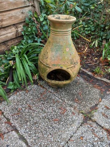 Tuinhaard aardewerk hoog 60cm >>> Ehv5655  beschikbaar voor biedingen