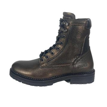 GIGA maat 39 lerenlaarsje/rits bruin/brons gratis verzenden beschikbaar voor biedingen