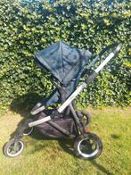 Thule Sleek kinderwagen + reiswieg – navy blauw, Kinderen en Baby's, Kinderwagens en Combinaties, Gebruikt, Verstelbare duwstang