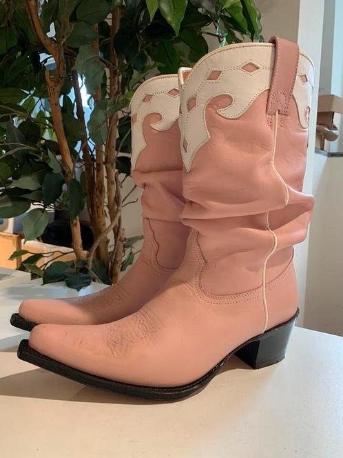 Buffalo cowboylaarzen 37 western boots bohemian laarzen, Kleding | Dames, Schoenen, Zo goed als nieuw, Hoge laarzen, Roze, Ophalen of Verzenden