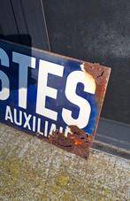 Vintage Frans dubbelzijdig emaille PTT Postbord., Ophalen of Verzenden