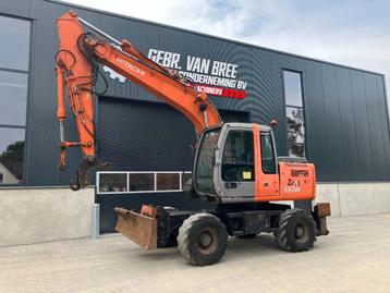 Hitachi ZX130W mobiele kraan/graafmachine (bj 2007) beschikbaar voor biedingen