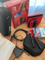 Nintendo Switch OLED Mario Red Edition, Ophalen of Verzenden, Zo goed als nieuw, Switch OLED