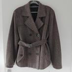 visgraat, kort jasje / ceintuur, bruin getint, Ophalen of Verzenden, Nieuw, Maat 38/40 (M), Bruin