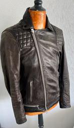 Allsaints. Leren biker jack. Mt M., Kleding | Heren, Jassen | Winter, Maat 48/50 (M), Ophalen of Verzenden, Allsaints, Zo goed als nieuw