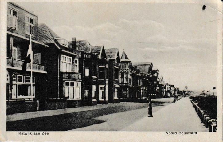 KATWIJK aan ZEE - NOORD BOULEVARD, Verzamelen, Ansichtkaarten | Nederland, Gelopen, Zuid-Holland, 1920 tot 1940, Ophalen of Verzenden
