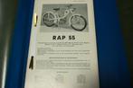Rap 55  met REX motor werkplaats instructies vademecum, Ophalen of Verzenden, Gebruikt