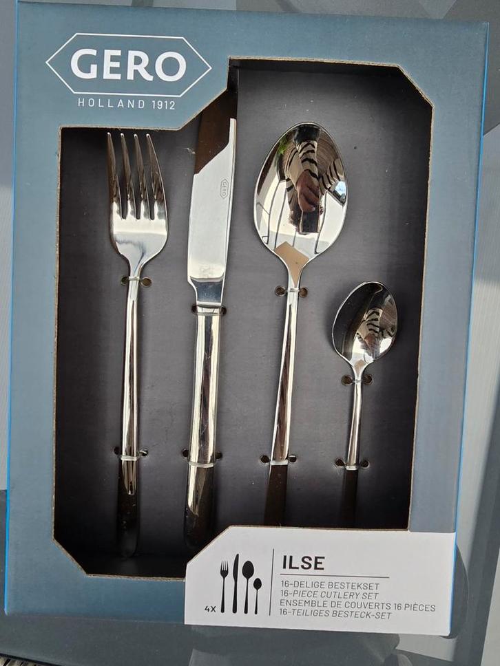 Nieuwe BK Bestekset 16-delig - Nooit Gebruikt!, Huis en Inrichting, Keuken | Bestek, Nieuw, Bestekset, Rvs of Chroom, Vaatwasserbestendig