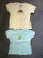 2 zomer shirts zeepaard en beertje in maat 80, Ophalen, Zo goed als nieuw, Meisje, Shirtje of Longsleeve