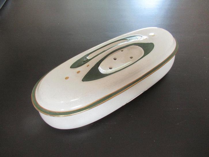 Grote kammenbak / zeepbak Villeroy & Boch Mettlach oud., Verzamelen, Retro, Huis en Inrichting, Ophalen of Verzenden