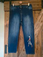 Doris Streich Jeans Maat 46 - Blauw met Details, Blauw, Doris Streich, Overige jeansmaten, Ophalen of Verzenden